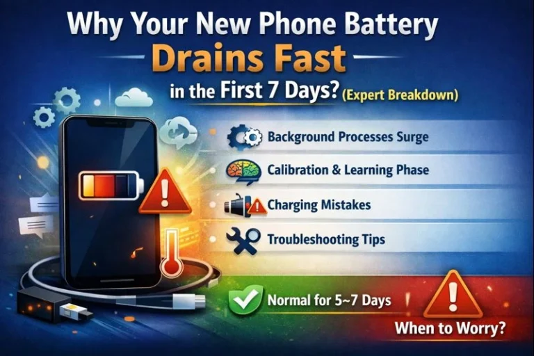New Phone Battery Draining Fast? First 7 Days Explained