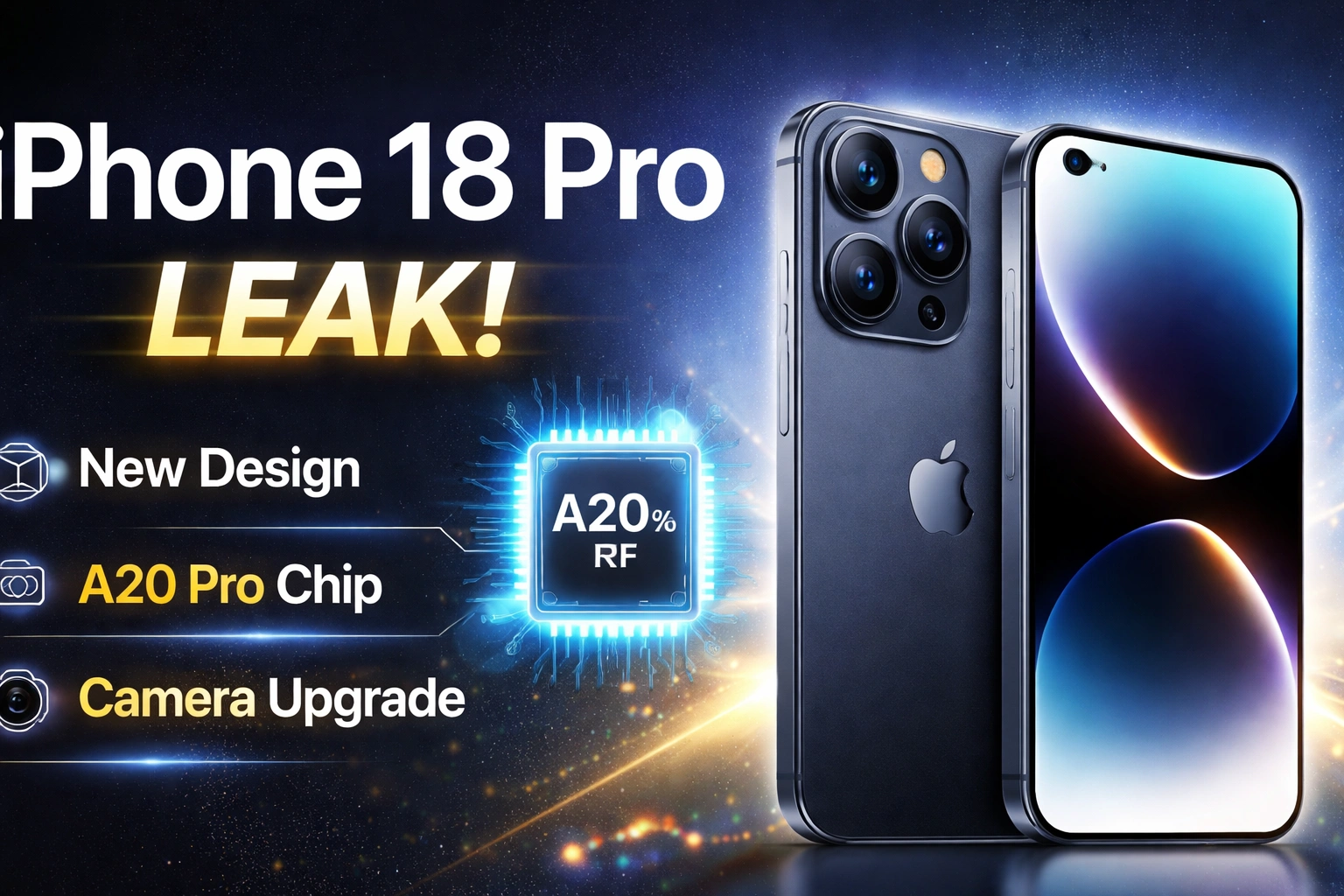 iPhone 18 Pro: iPhone 18 Pro डिजाइन और स्पेसिफिकेशंस हुआ वायरल, जाने क्या है खास