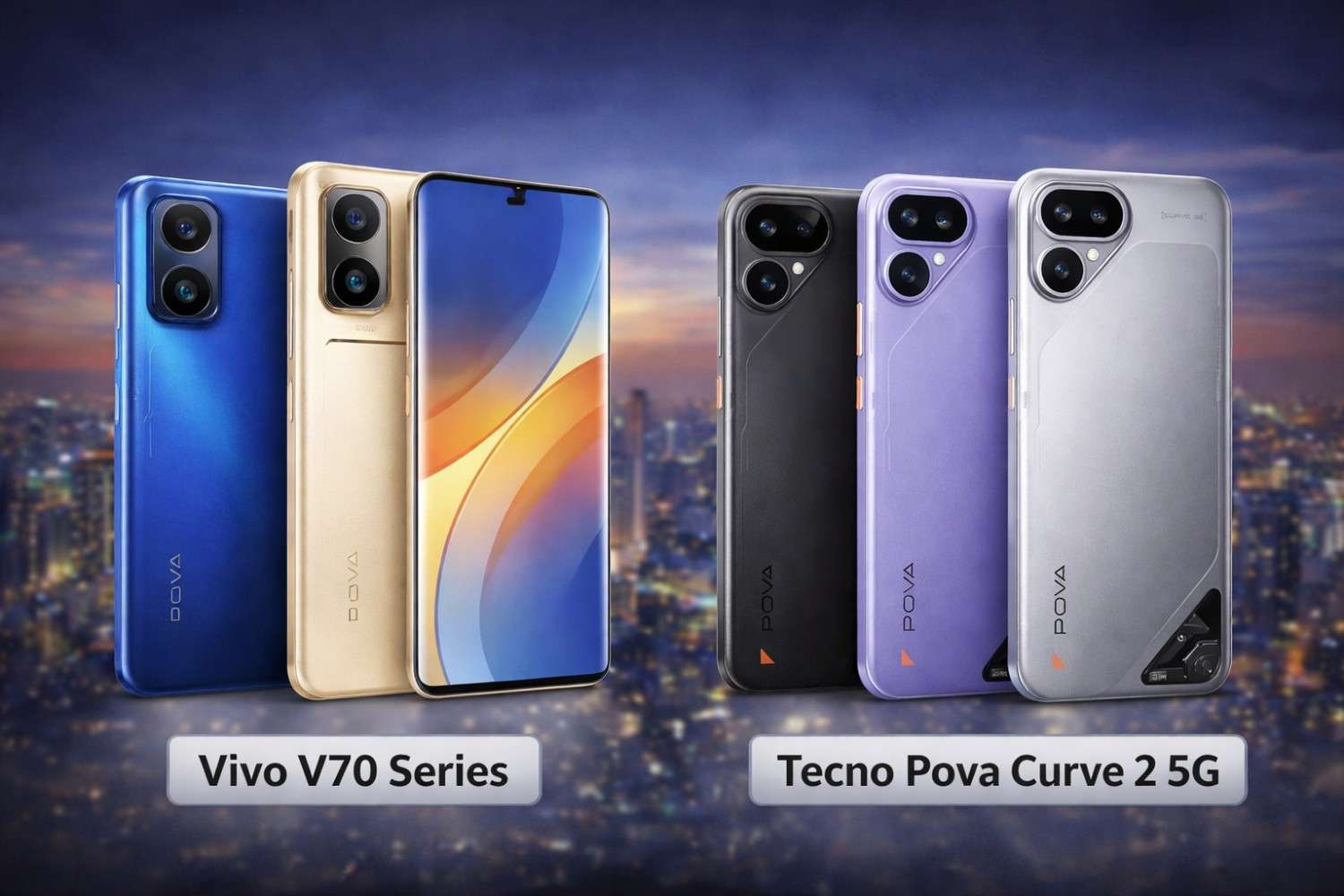 Vivo V70 Series vs Tecno Pova Curve 2 5G – Which One Should You Buy?