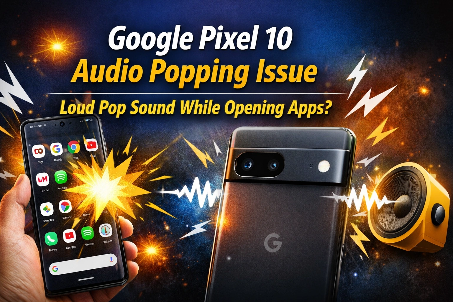 Google Pixel 10 Audio Popping Issue – Loud Pop Sound While Opening Apps?